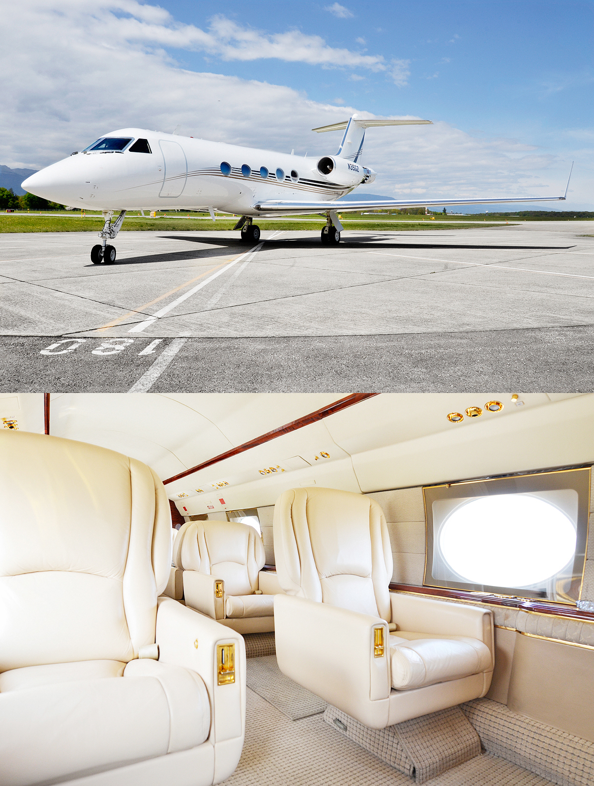 jet aéroport de Genève