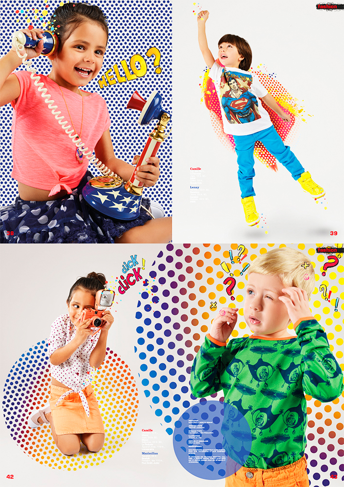 photos d'enfants comics